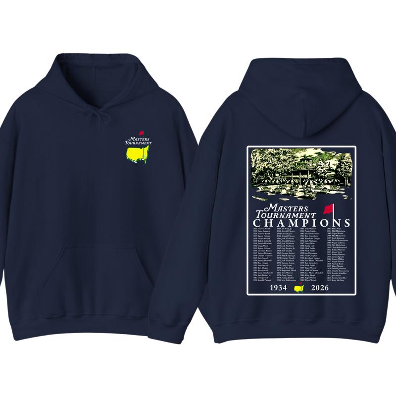 2026 Masters Tournament Augusta 92 Years Hoodie, Golf Tournament Hoodie, The Masters Golf Cup 2 Sided Hoodie, Gifts For Men, Gifts For Boyfriends, Golf Gifts