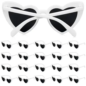 Vidroxin 10/20/50 Wedding Heart Sunglasses Bulk,Vintage Heart Shaped Glasses Wedding Gifts Bachelorette Bridal Party Favors