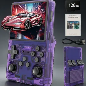 R40spro Open Source Retro Handheld Console, 3.5 Inch HD Color Screen, Dual Joystick, Multi-Platform Emulator, Ideal for Nostalgic Gamers