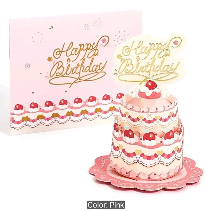 Happy Birthday Pop Up Cake