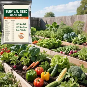 30 Assorted Vegetable Seeds Pack – Perfect DIY Garden Kit, Grow Fresh Greens, Tomatoes, Peppers & More, Beginner Friendly