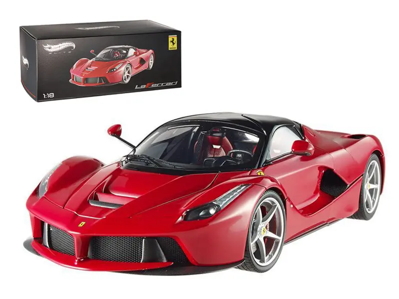 Ferrari Laferrari F70 Hybrid Elite Red 1/18 Diecast Car Model by Hot Wheels