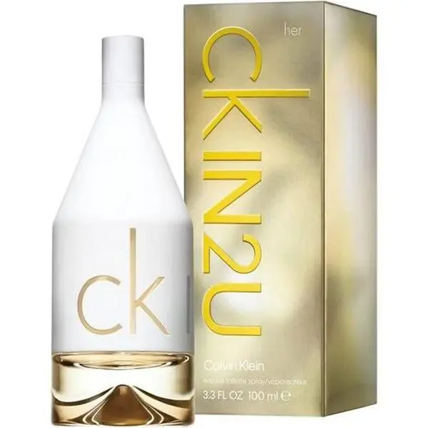 Calvin Klein CK IN2U Eau de Toilette Spray for Women, 3.4 fl oz - Fresh, Long-Lasting Fragrance for Women