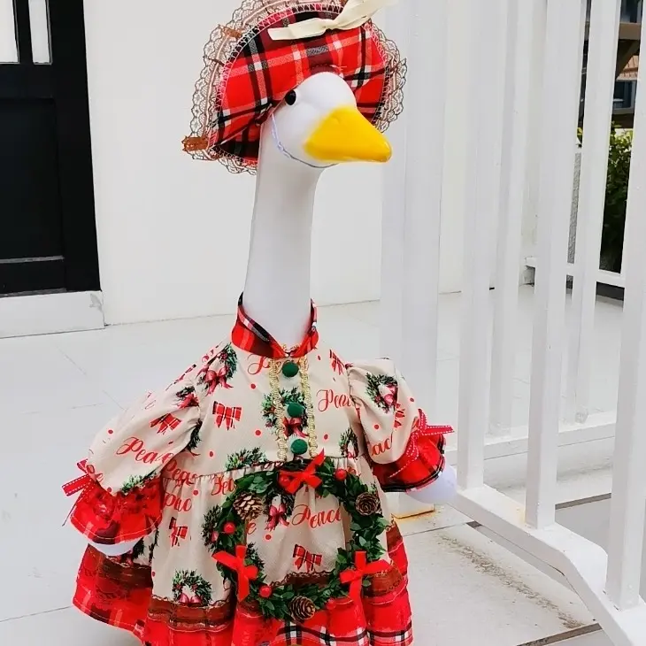 Wreath Pattern Dress+Hat