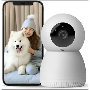 PETS Camera, Indoor Home Security Smart Camera, Dual Band WiFi, Two-Way Talk, Human Detection and Color Night Vision Indoor Wireless