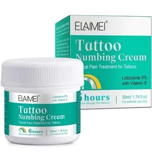 Tattoo Numbing cream with Lidocaine, maximum strength, long lasting painless cream