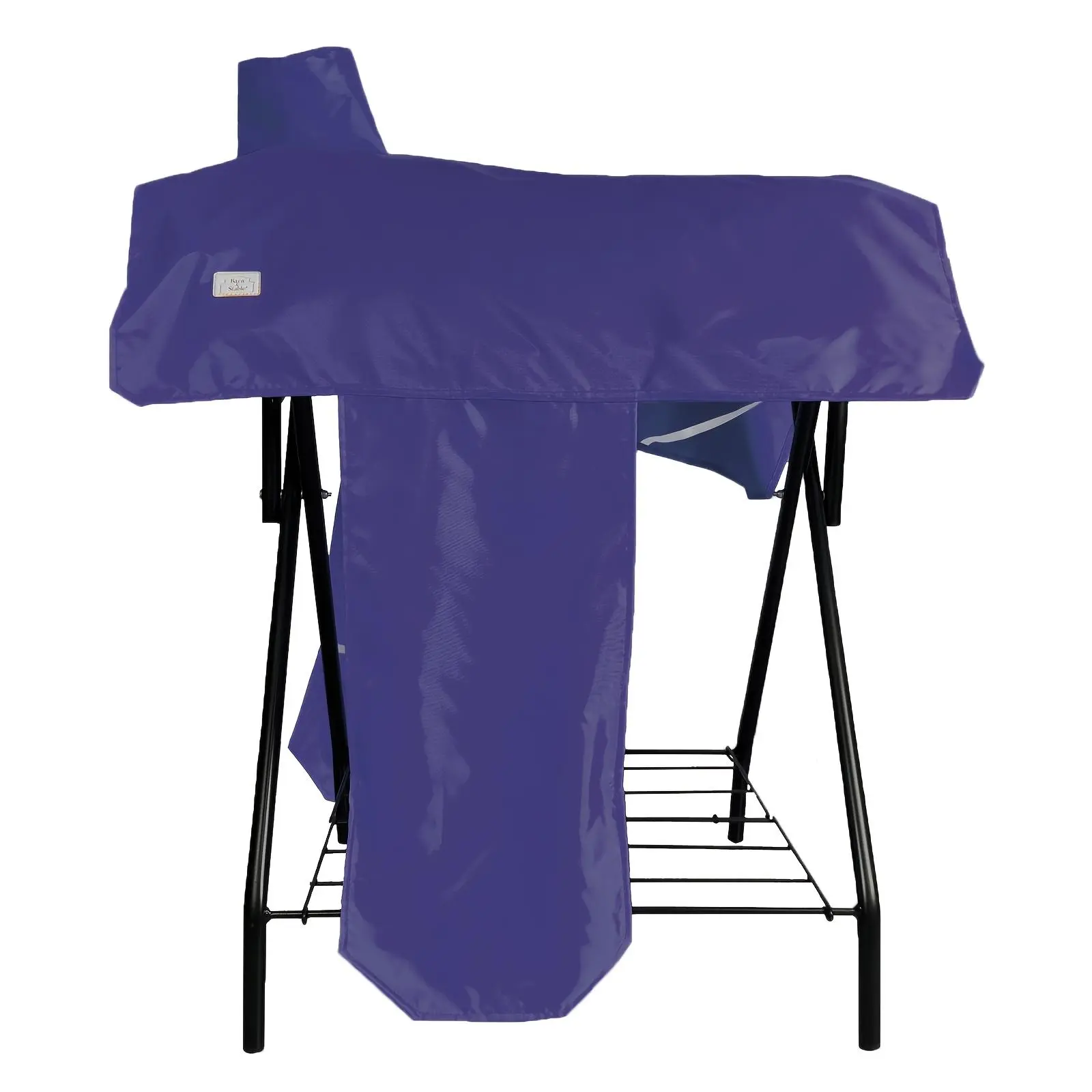 600D Double-Layer Oxford Horse Saddle Storage Cover, Waterproof Dust Guard with 6 Elastic Securing Straps, Fits Most Western and English Saddles, 8-Color Equestrian Horse Tack and Supplies