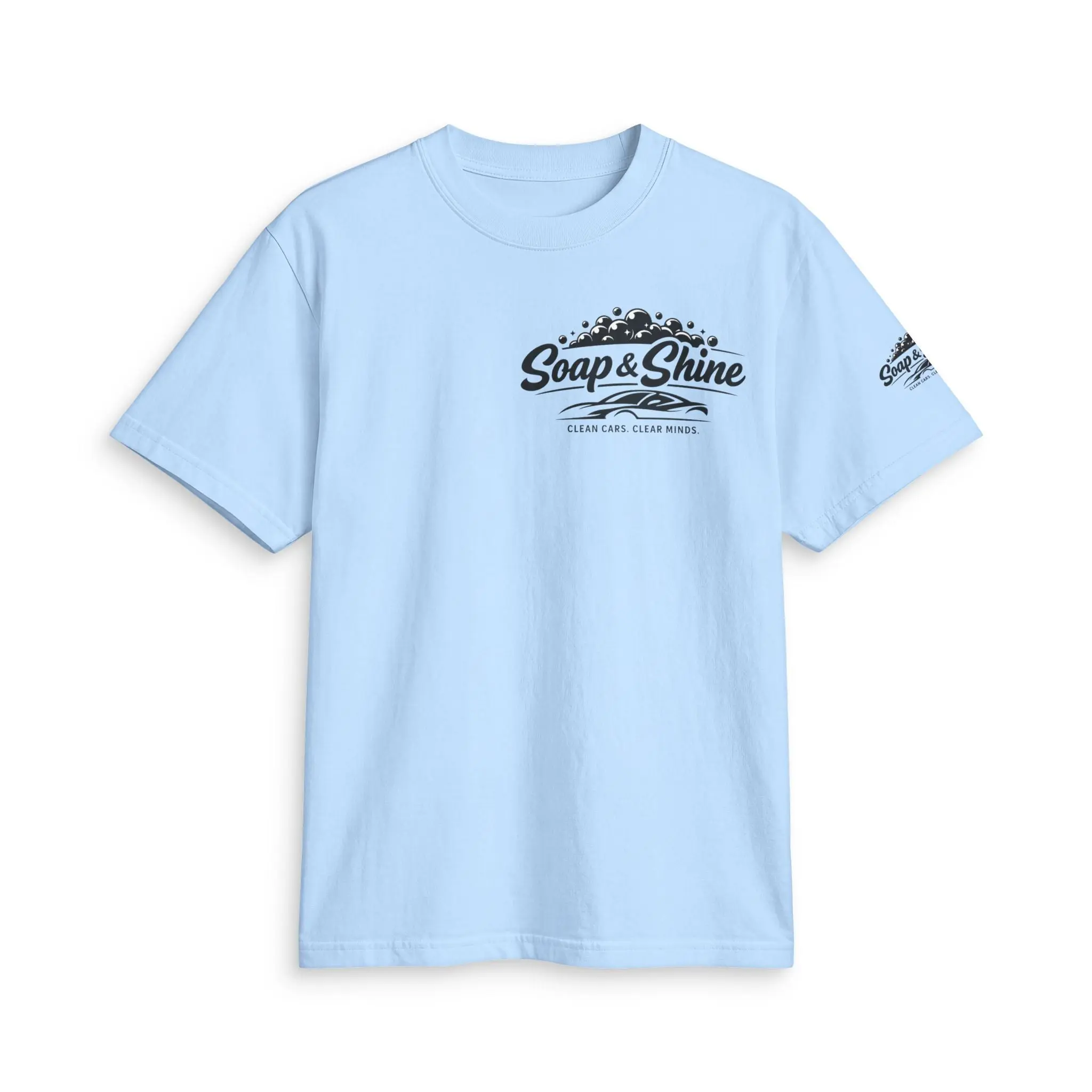 Detailing Life T-Shirt — 'Soap & Shine' Car Wash Graphic Tee
