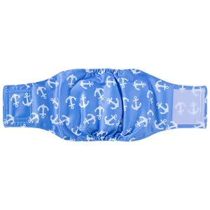 Easy Clean Washable Male Dog Diapers, Safe Material, Lightweight Portable, High Absorbency, Multiple Sizes, Suitable for Old Dogs