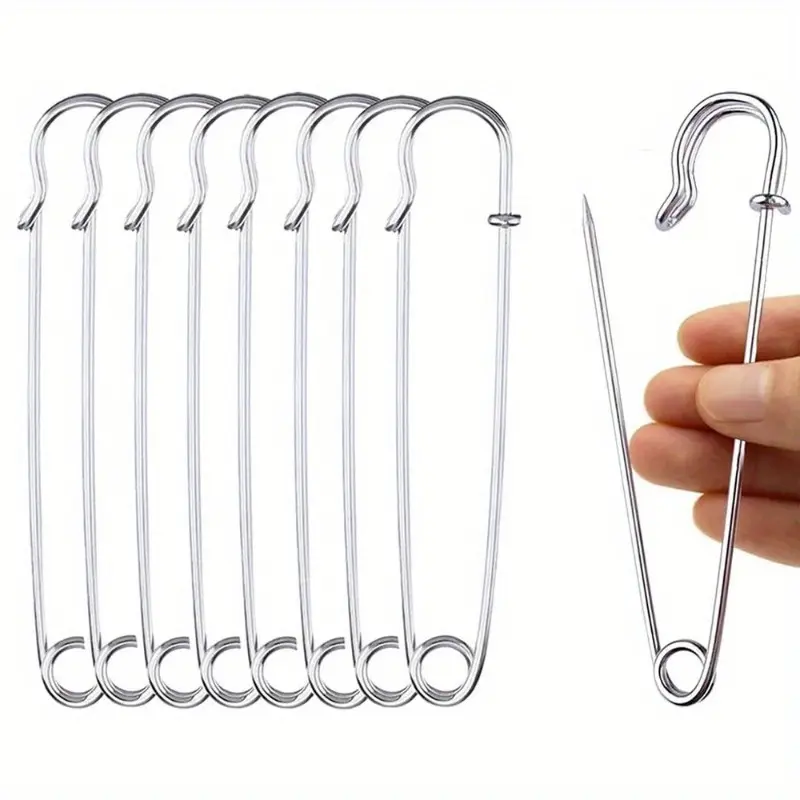 20pcs Large Pins Heavy Duty Blanket Pins Bulk Lock Pins Fasteners for Blankets Crafts Skirts Brooch Making Sewing Tools Sewing Accessories and Supplies