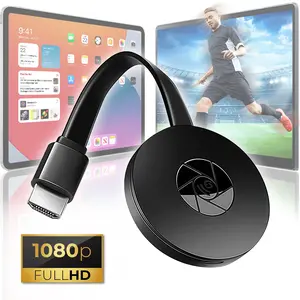 Portable 1080P HDMI Mirroring Receiver, 2.4G WiFi Wireless Display Adapter, Work with Miracast AirPlay DLNA for Home Office Use