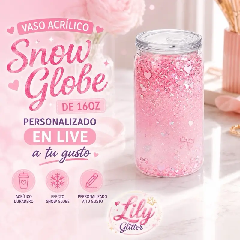 Vasos personalizados a tu gusto en live tipo snow globe Drinkware Cup