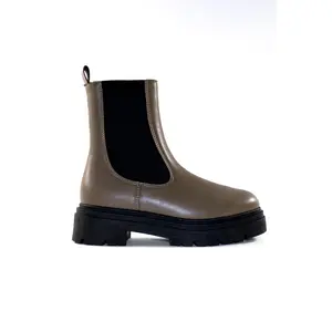 COMBAT Platform Boots - DARK TAUPE