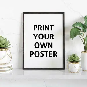 Custom Poster, Personalized Poster - Frameless Canvas Poster Decor Room Gift Photo Print Wall