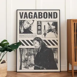 Vagabond Musashi Miyamoto Manga Poster, Anime Poster Wall Decor Print, Fans Anime Gift, Wall Decor, Room Decor, Manga Japanese