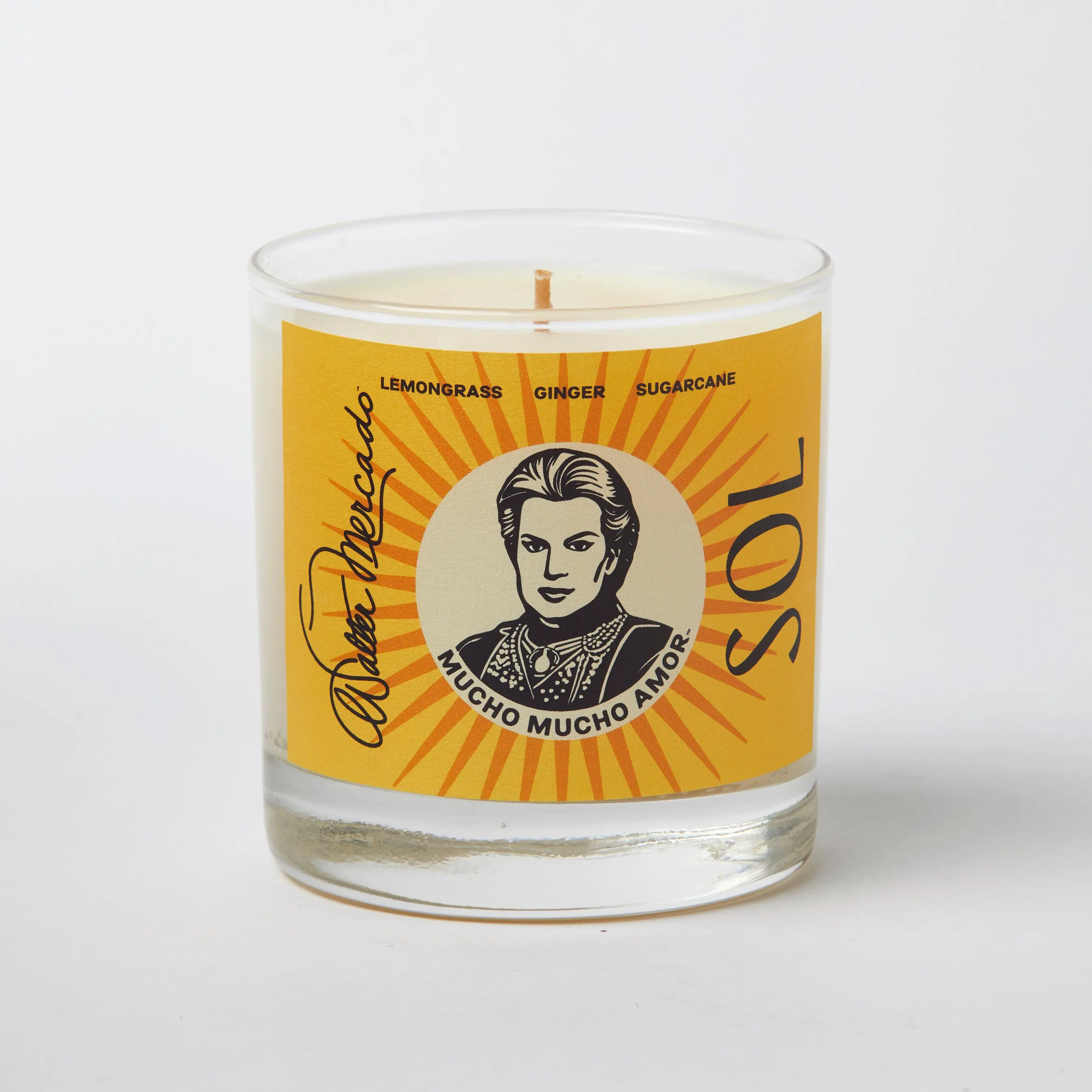 Walter Mercado Sol Scented Candle - 8oz - Decorative Spiritual & uplifting natural candle  for Freshening up your mind and space
