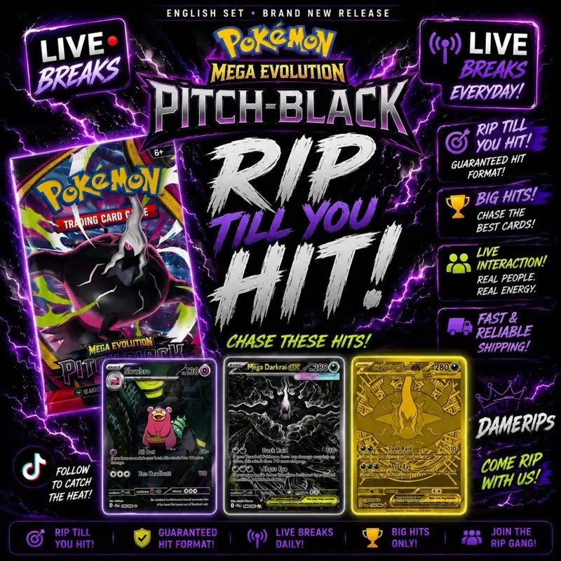 Pitch Black RTYH Ex - IR - SIR (LIVE RIP)