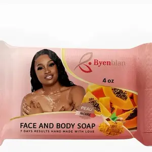 PEAU NOIRE BAR FACE & SOAP 4 oz - 7 Days Results Hand Made with Love for Skin Care