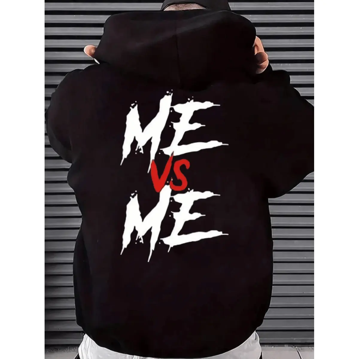 Men's Solid Color Pullover Hoodie, 90s Retro Round Neck Sweatshirt, Comfy Medium Length Long Sleeve Top for Casual Daily Wear, Fitted