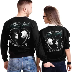 Her Jack And His Sally Couple Sweatshirt, Funny Matching Couples Shirt Bf And Gf