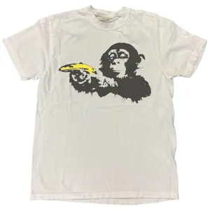 Monkey Banana Gun LOL Tee, Y2k Graphic Tee, Vintage T-Shirt, Y2k Clothing, Y2k Shirt, Funny Monkey Shirt, Kong T-Shirt, Unisex Cotton Crewneck T-Shirt Menswear Womenswear Underwear Streetwear Top