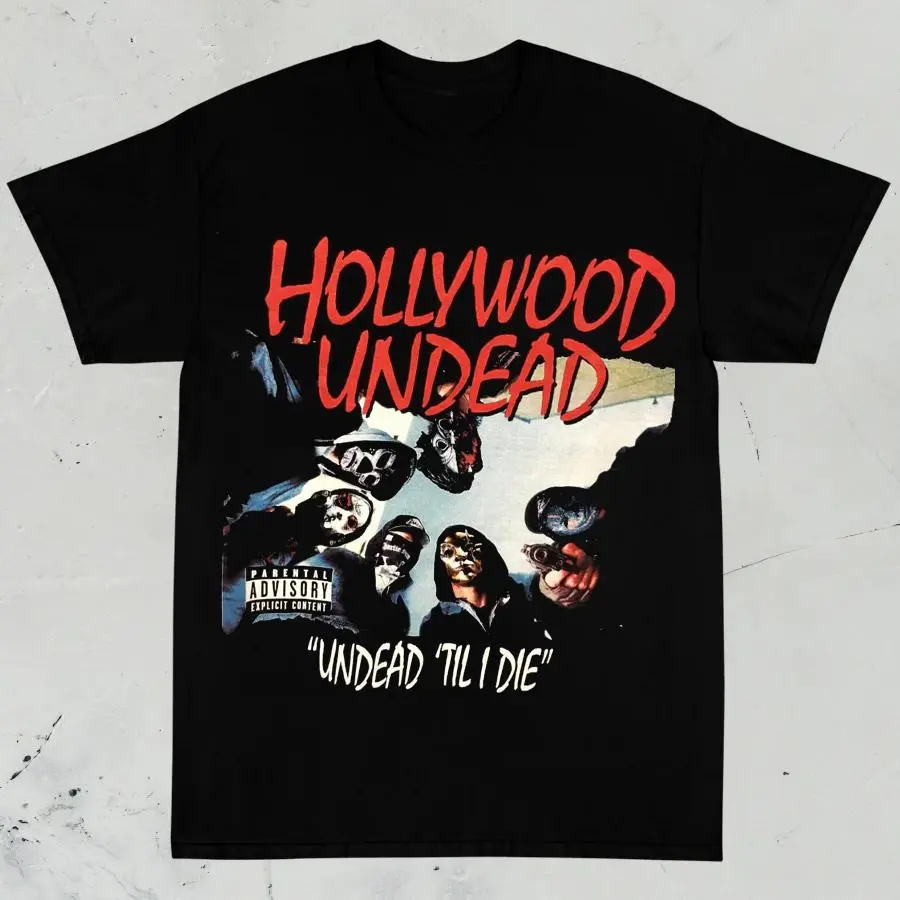 Hollywood Undead Hollywood Forever Tour 2026 Vintage Rap Rock Graphic Unisex T Shirt Swan Songs Fan Collection Gift HY5672