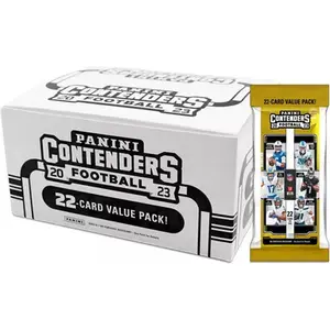 2023 Panini Contenders NFL Football Fat Pack Value Cello Box (12 Packs)(Ship by July 19th)