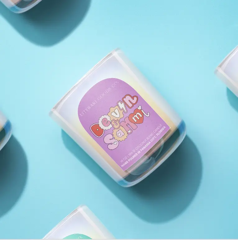 Personalized Scented Candle Valentine's Day Gift - Hand-poured luxury Name Candle- Cozy Unique Gift for Daughter in law, friend, boss
