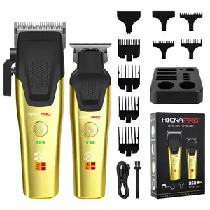 New hair clipper suit, two-piece, multifunctional haircut, men's intelligent digital hair clipper suit, suitable for home and salon, tricolor optional, men's gift, Valentine's Day, Hair Clippers Set
