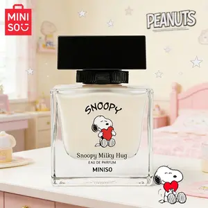 MINISO Snoopy Milky Hug | Eau de Parfum 50ml (1.69 fl.oz.) | Pear,rose,Whitemusk | Floral & Fruit | Made with Clean & Vegan Essentials Oils | Cruelty Free Fragrance Perfume