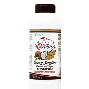 Lemuel Cabra de Leche de Coco y Jengibre Shampoo 20 oz - Helps Remove Dye with Natural Glow, Supports Hair Growth, and Natural Oil Haircare Nourishing Conditioner Cleanser Cleansing Comfort