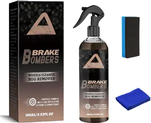 brake bomber cleaner Brake Bomber Wheel Cleaner Spray — Ultimate Non-Acid Truck and Car Brake Dust Remover Wheel Cleaner & Bug Remover — Rediscover Your Vehicle's Radiance, Safe for All Finish