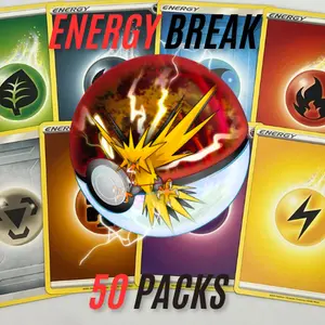 Pokemon 50 Packs Energy Break