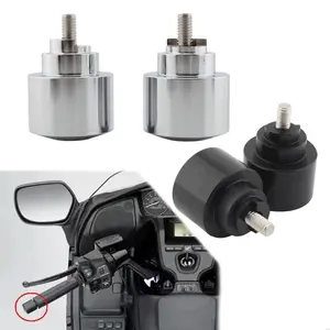 Motorcycle Handlebar End Plug, CNC Aluminum Anti-vibration Grips, Dustproof & Anti-slip Handlebar End Plug for Honda CB919/CBR600RR/1000RR/RC51/VFR800