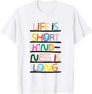 Kindness Is Long Optimistic Graphic Artist T-Shirt