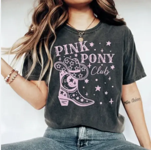 Chappell Roan TShirt, Pink Pony Club Shirt, Midwest Princess Tour Shirt, Sapphic Lesbian Pride Music Shirt, Gift for Women, Casual Top Unisex Crewneck