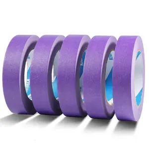 Painters Tape,1" x 60 Yards x 5 Rolls (300 Yards Total) - 14 Day Easy Removal Decorative Masking Tape for Painting,Labeling,DIY Crafting,Decoration and School Projects