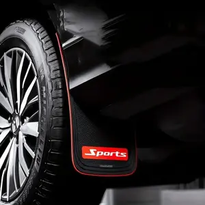 2-Pack Universal Car Mud Flaps, Sporty Style Modification, Splash-Proof, Scratch-Resistant, Suitable for Sedans and Suvs, General Purpose Accessories, Automotive