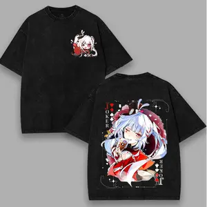 SPARXIE HONKAI: STAR RAIL PLANARCADIA Special Design Vintage Oversized Double Sided Print Washed HVintageoodie T-Shirt Sweatshirt &. Tank Top Heavyweight Retro 90s Crewneck, Unisex Outfit Casual Graphic Tee, Cotton, Anime Merch, Hoyoverse Hsr Game Sparkle