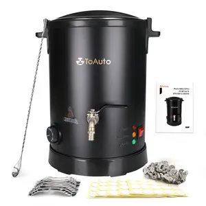 ToAuto Wax Melter 8L for DIY Candle Makers with Faster Wax Outlet Precise Temperature Control Easy to Clean Pink Color Ideal for Thanksgiving & Christmas Projects tools and gadgets for him outdoorfun