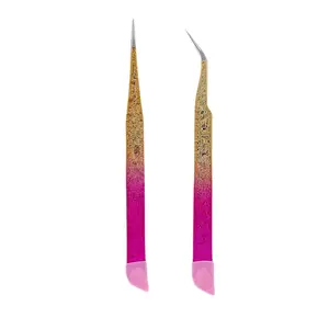 Tweezers Glitter Pink & Gold - 2PK