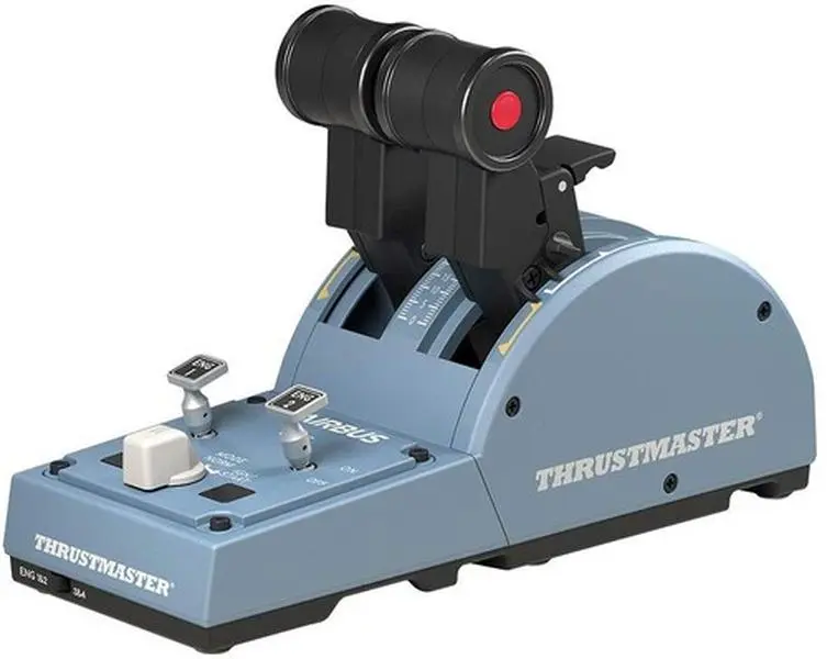 Thrustmaster TCA Quadrant - Airbus Edition Magnetic Flight Throttle Controller, PC Gaming Accessory
