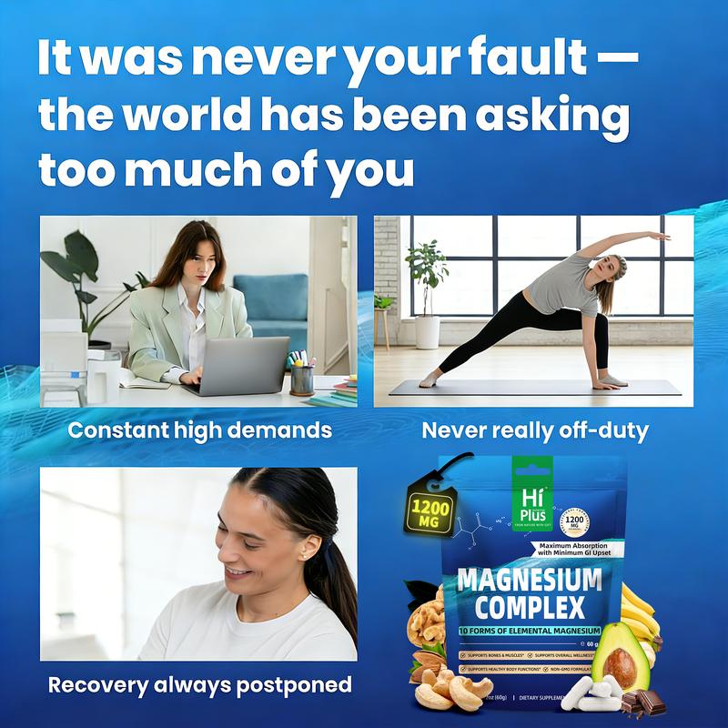 Tired of feeling jittery all day & wired at night? This magnesium complex changed my daily rhythm#MagnesiumComplex #DailyRhythmHacks #CalmEnergy #NightlyUnwind #SupplementThatWorks  #HealthyBodyFunctions #HighAbsorptionMagnesium #NonGMOsupplements premium