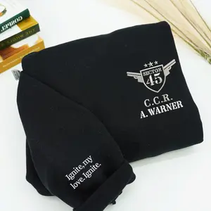 Shatter Me Embroidered Sweatshirt, Aaron Warner Shatter Me 45 Sector CCR Uniform Embroidered Sweatshirt, BookTok Merch, Bookish Merch