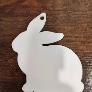 sublimation Easter Bunny Basket tag