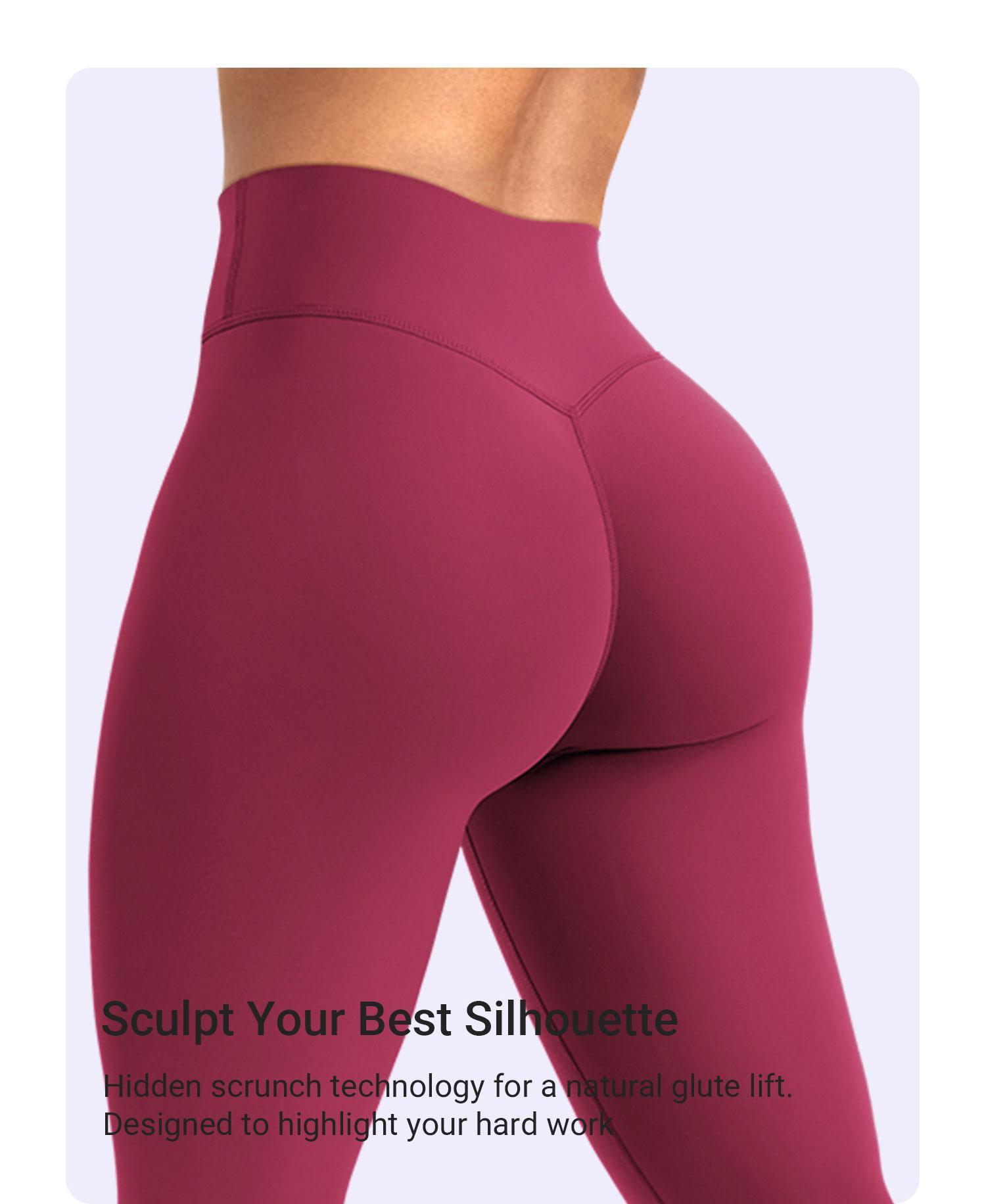 YEOREO Women's 17" High Waisted Workout Capri Leggings - No Front Seam, Hidden Scrunch, Everyday Active for Gym Yoga - Summer Finds, Soho Chic