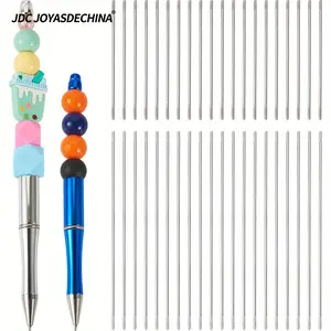 80pcs Blank Metal Rods for Bead Pens, Stainless Steel Rods, Replacement Rod Extensions for DIY Pens,