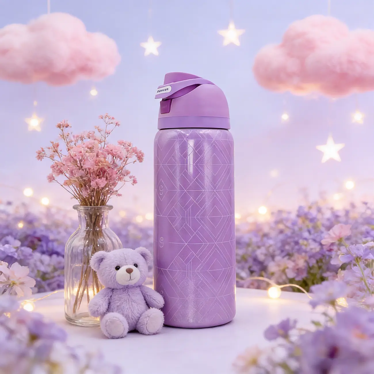 0wI Pink Note stainless steel Cup 32Oz 945Ml Can Retain Heat For Up To 24H. It Can Keep Both Hot And Cold Beverages Warm, Suitable For Brewing Coffee. The Design Is Exquisite And It Is Suitable For Use In Various Occasions.