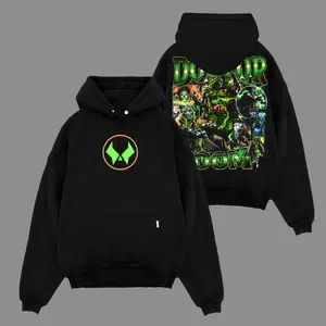 Dr. Doom 4 Movie Hoodie Retro Movie TV shirt Comic Superheroes Hoodie Oversized Black Movie Sweater Streetwear Graphic Hoodie Movie Shirt S-5XL Y2K Bootleg Style Tee Pop Culture Tee