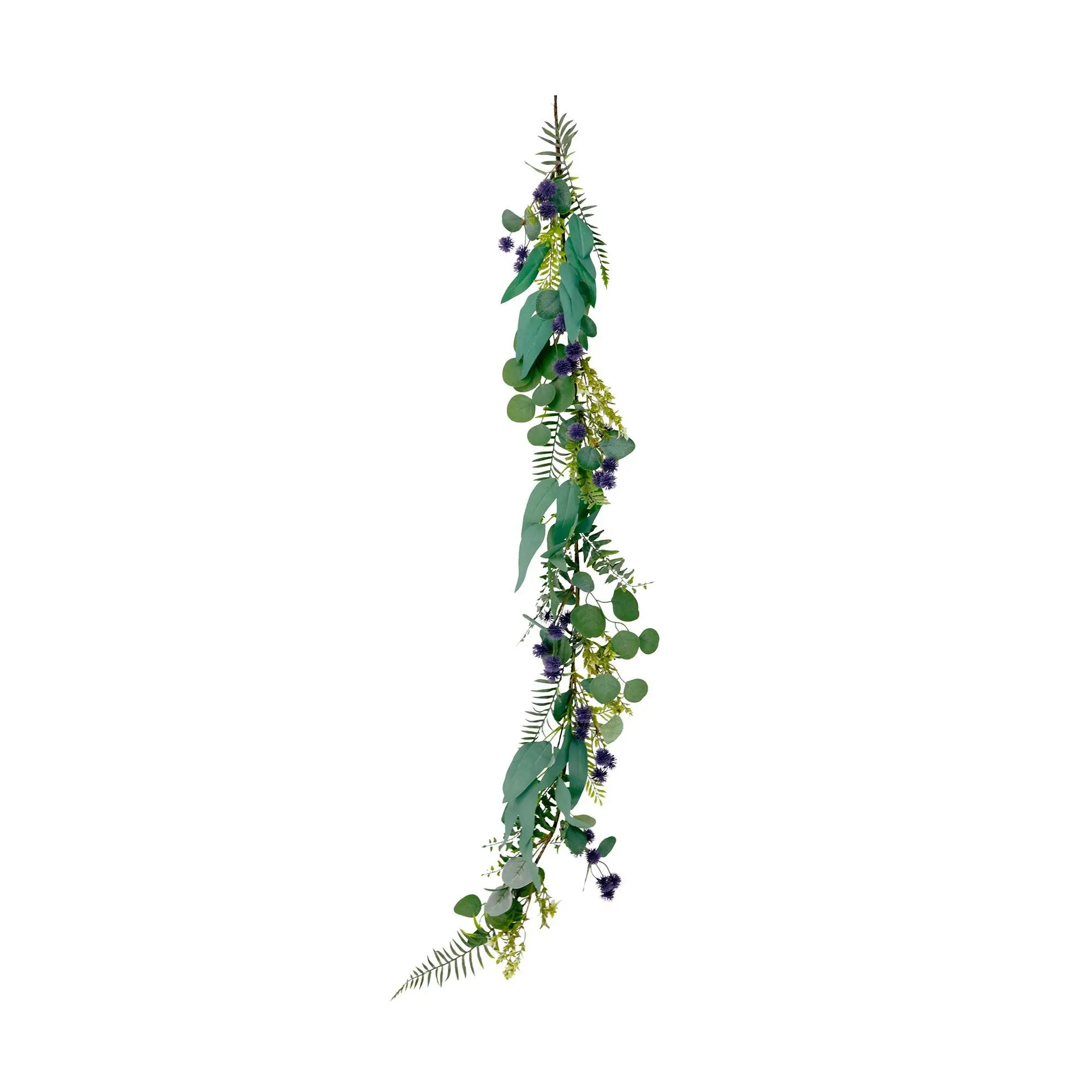 Puleo International 60" Eucalyptus Spring Garland Purple